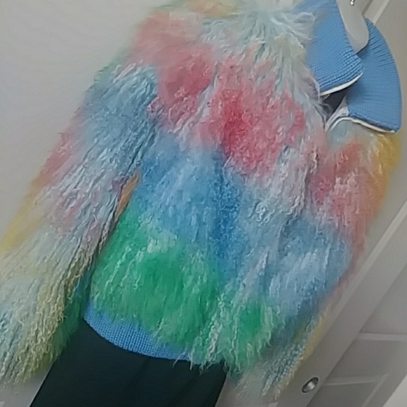 fluffy unicorn jacket